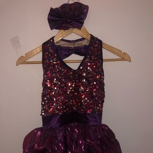 BURGUNGY DANCE COSTUMES